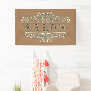 Banderoles Salon Vintage
