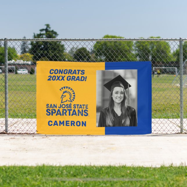 Banderoles San Jose State Spartans | Félicitations Grad (Insitu)