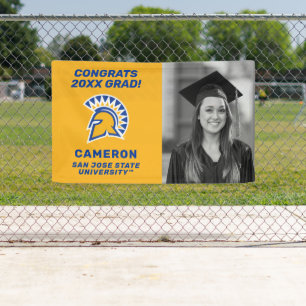 Banderoles San Jose State Spartans   Félicitations Grad