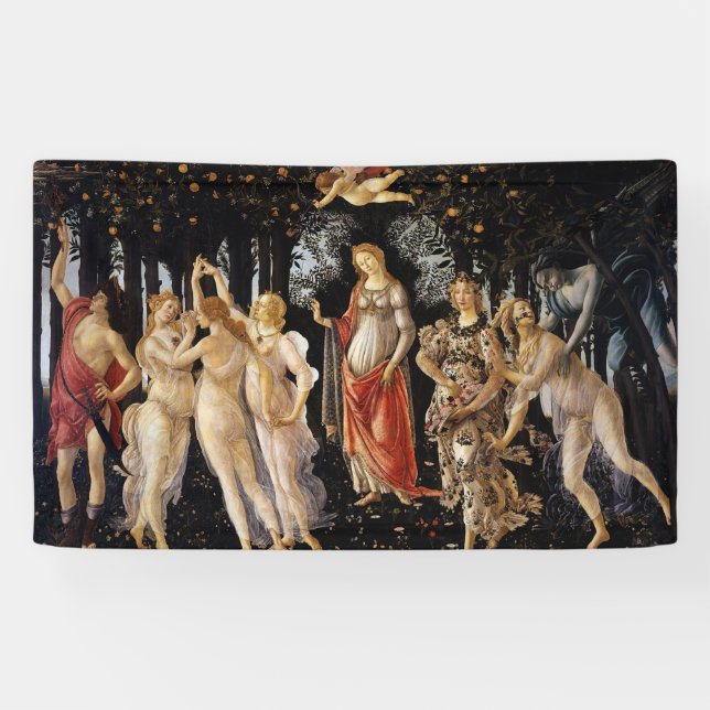 Banderoles Sandro Botticelli - La Primavera (Horizontal)