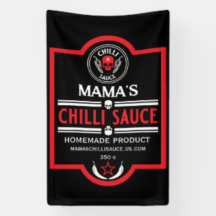 Banderoles Sauce chili maison