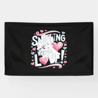 Banderoles Saupoudrer pour l'amour ! Chien