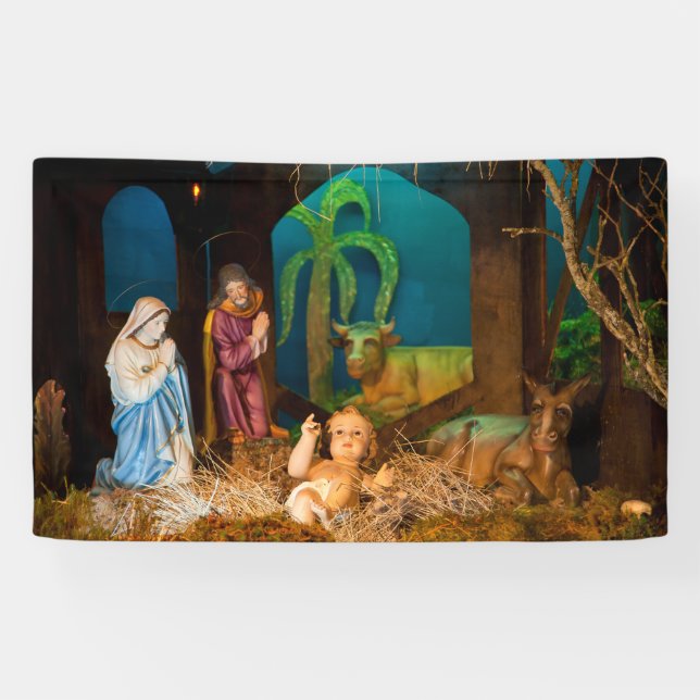 Banderoles Scène de nativité (Horizontal)