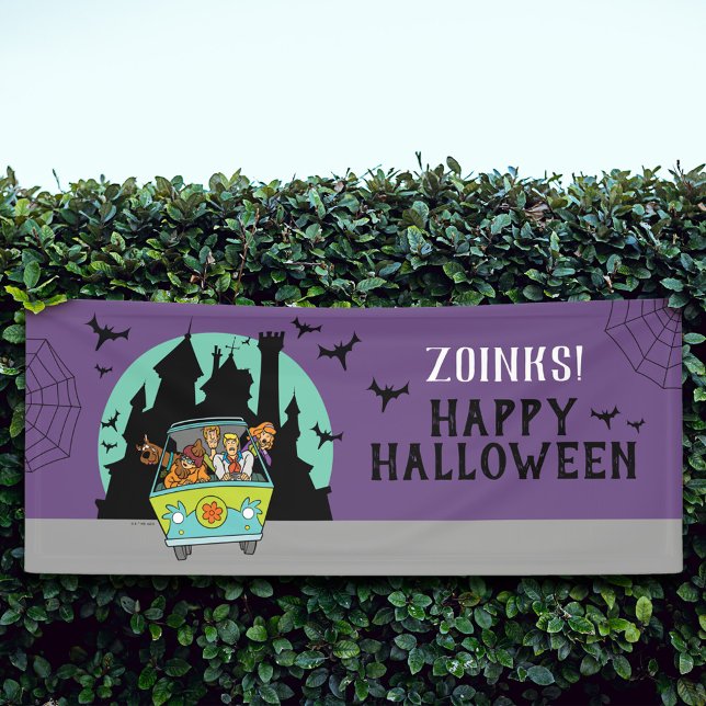 Banderoles Scooby-Doo Spooktacular Halloween Party (Banner on hedge)
