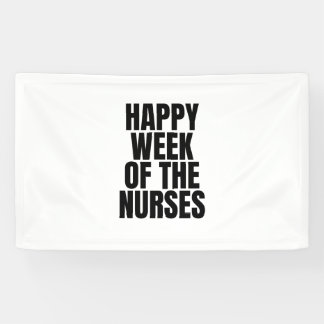 Banderoles semaine heureuse des infirmières