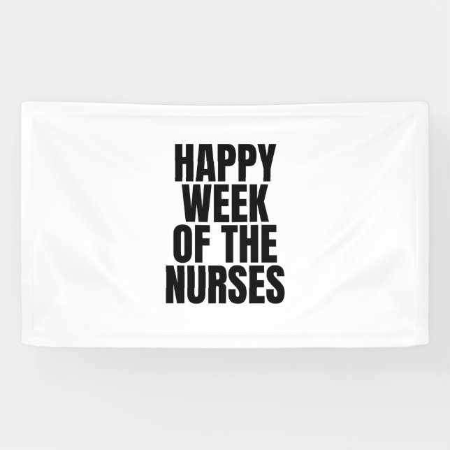 Banderoles semaine heureuse des infirmières (Horizontal)
