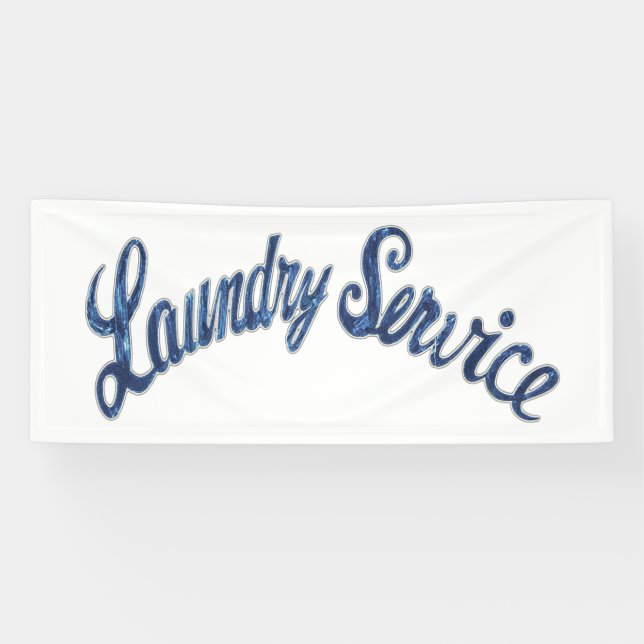 Banderoles Service de blanchisserie (Horizontal)