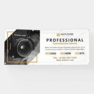 Banderoles Service de photographe professionnel