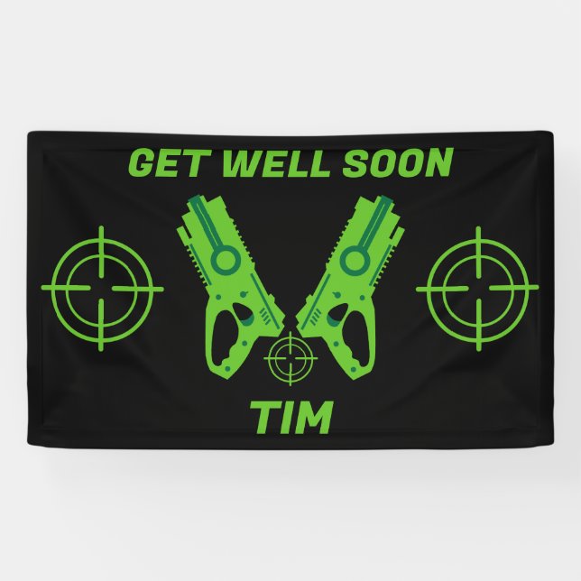 Banderoles Sick Kid Super Hero (Horizontal)