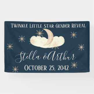 Banderoles Signes de fête Twinkle Little Star - Genre céleste