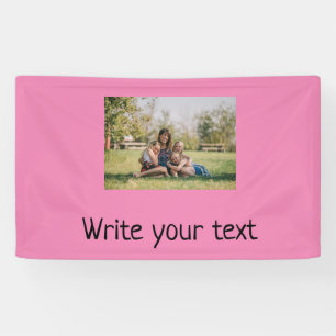 Banderoles simple minimum ajouter votre texte photo noël bann