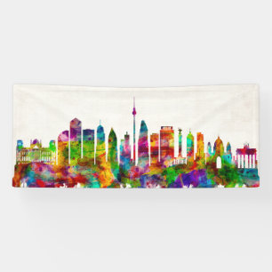 Banderoles Skyline allemand de Berlin
