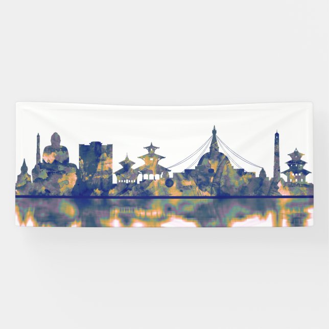 Banderoles Skyline de Katmandou (Horizontal)