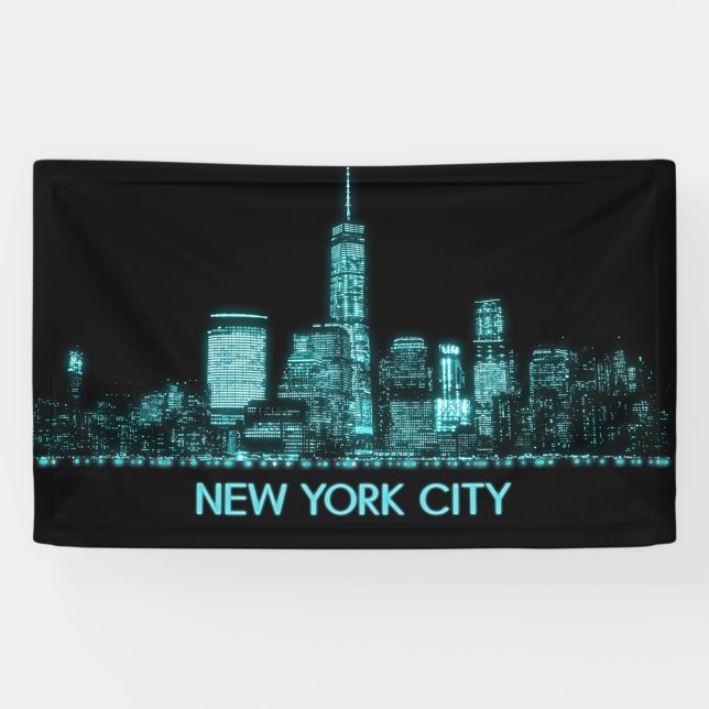 Banderoles Skyline de New York (Horizontal)