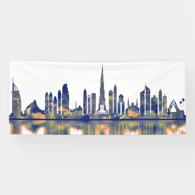 Banderoles Skyline Dubaï (Horizontal)