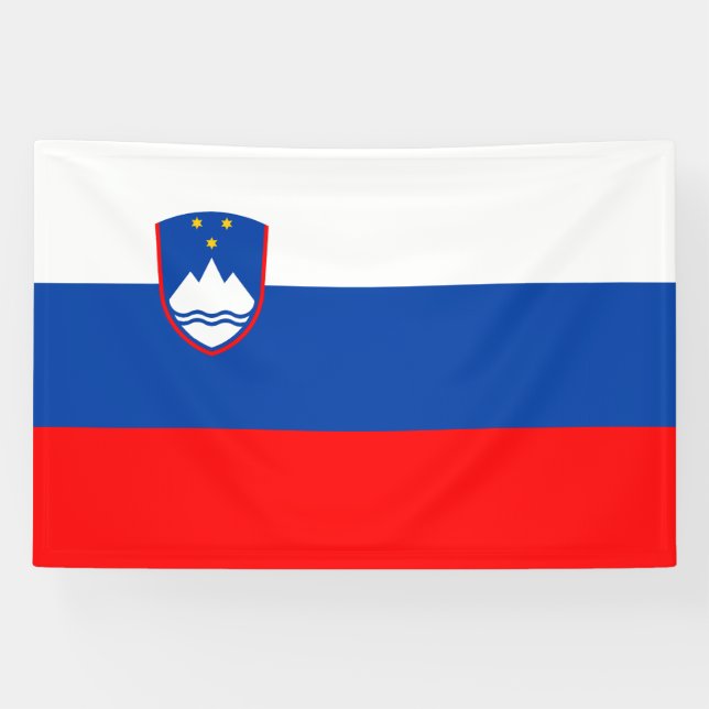 Banderoles Slovenia Flag (Horizontal)