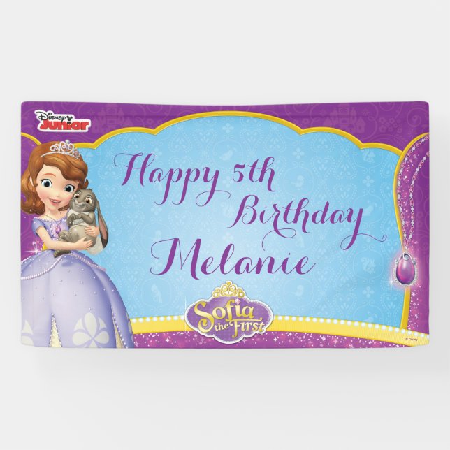 Banderoles Sofia le premier anniversaire (Horizontal)