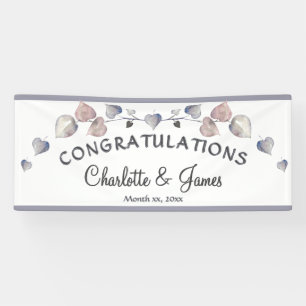 Banderoles Soft Scottish Heather - Coeurs Mariages