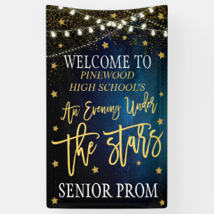 Banderoles Soirée sous les étoiles Danse bal