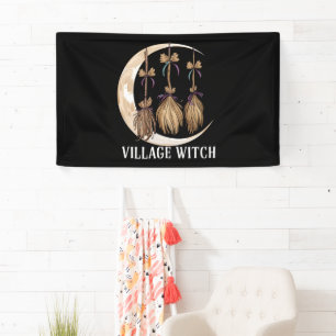 Banderoles Sorcière de village gothique occulte wicca païen n