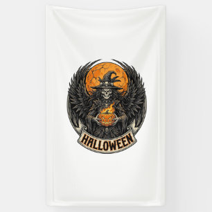 Banderoles Sorcière Halloween Gothique Vintage
