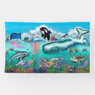 Banderoles Sous la mer