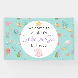 Banderoles Sous la mer Anniversaire