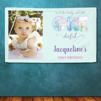 Banderoles Sous les Sea Girls 1er anniversaire