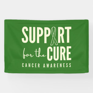 Banderoles soutien de sensibilisation au cancer pour le guéri
