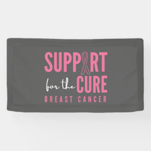 Banderoles soutien pour le cancer du sein pour la guérison Ba