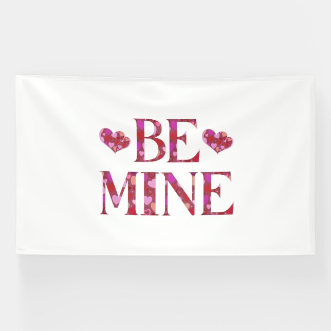 Banderoles Soyez le mien Saint Valentin 6x10 Vinyl Banner (Horizontal)