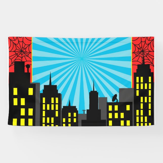 Banderoles Spiderman Marvel Thème (Horizontal)