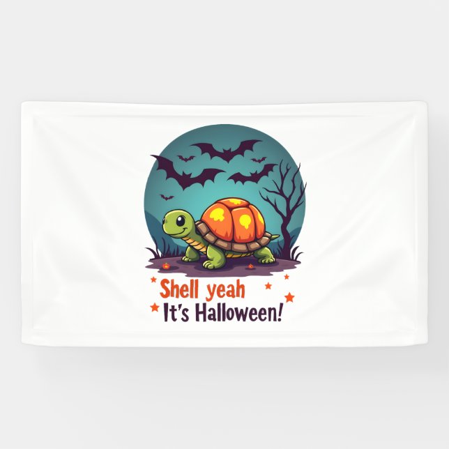 Banderoles Spooky Shell Surprise Turtle (Horizontal)