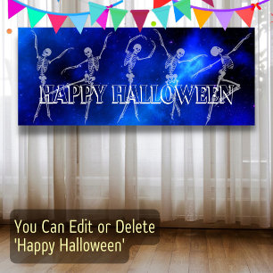 Banderoles Squelette dansant Halloween Party Dance Party chic