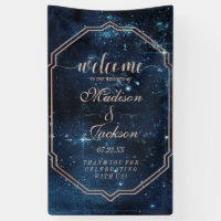 Star de nuit Sky Celestiy Galaxy Mariage Bienvenue