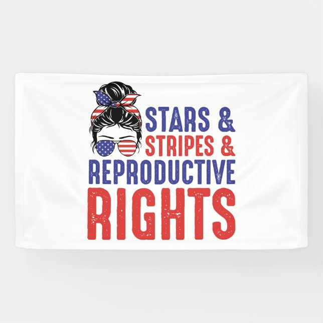 Banderoles Stars Stripes Droits de reproduction (Horizontal)