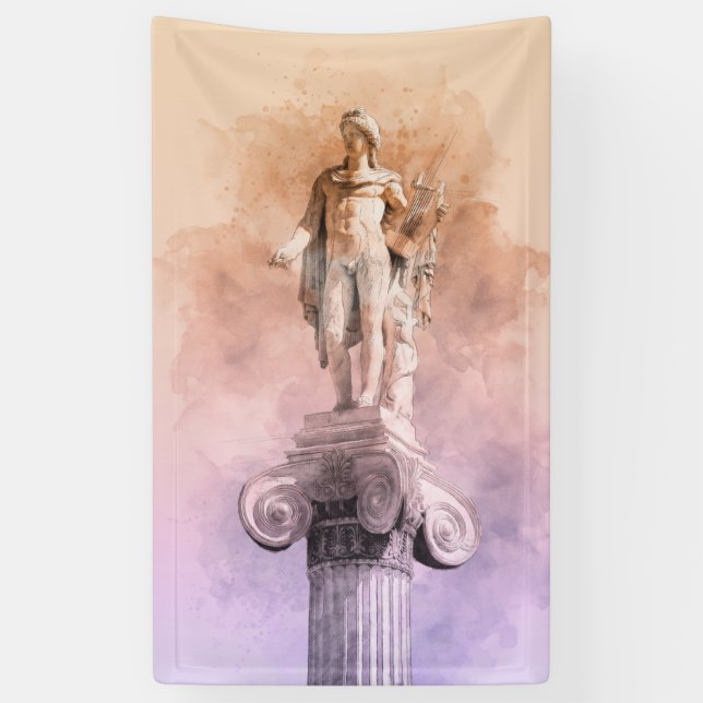 Banderoles Statue grecque d'Apollo (Vertical)