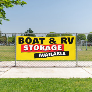 Banderoles Stockage Bateau Et RV Disponible Espace Lot Extéri