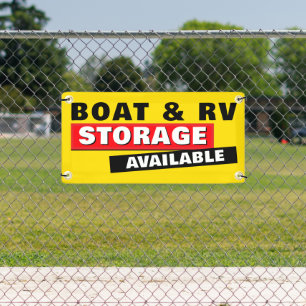 Banderoles Stockage Bateau Et RV Disponible Espace Lot Extéri