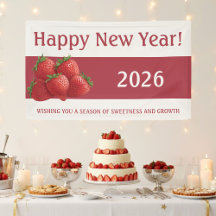 Strawberry New Year's Eve Red