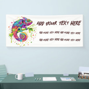 Banderoles Style d'aquarelle des teintures Chameleon