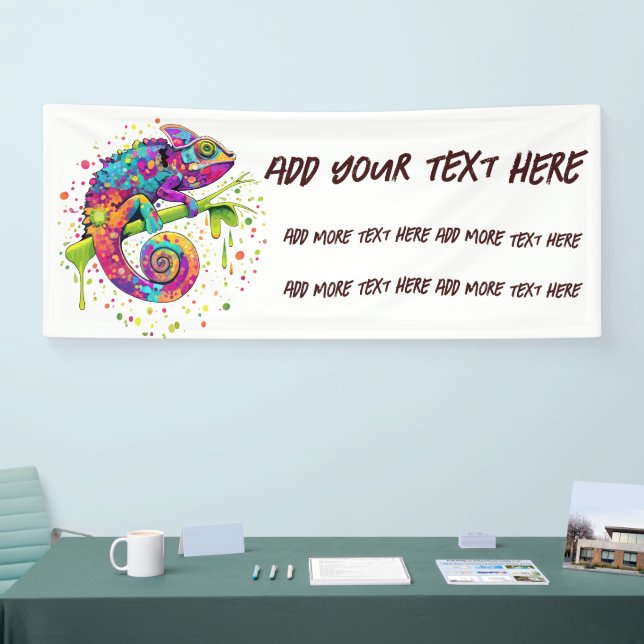 Banderoles Style d'aquarelle des teintures Chameleon (Salon professionnel)