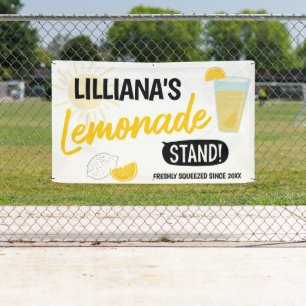 Banderoles Sunshine Lemonade Stand Birthday Party
