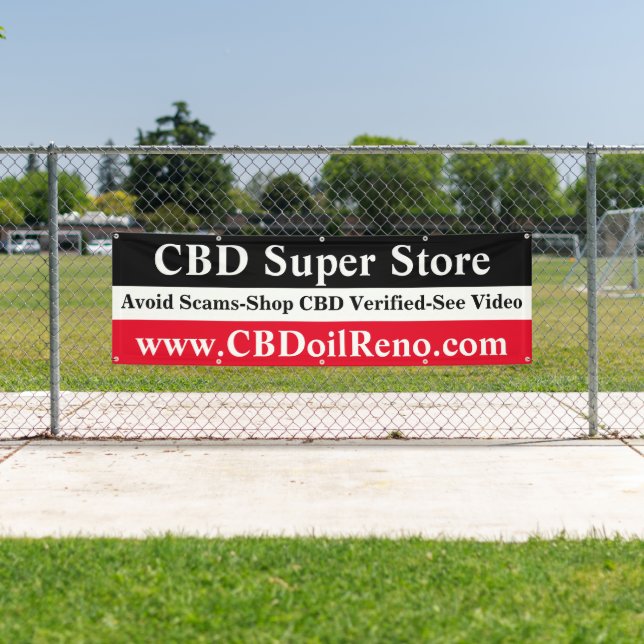 Banderoles Super magasin CBD (En situation)