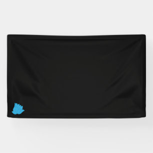 Banderoles superbe clip couleur bleu art Design Vinyl Banner