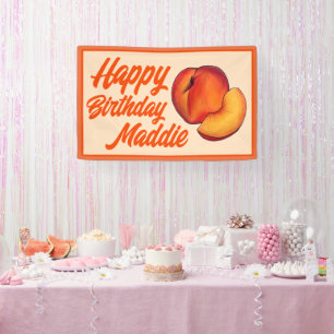 Banderoles Sweet as a Peach Seize 16 Seizième anniversaire