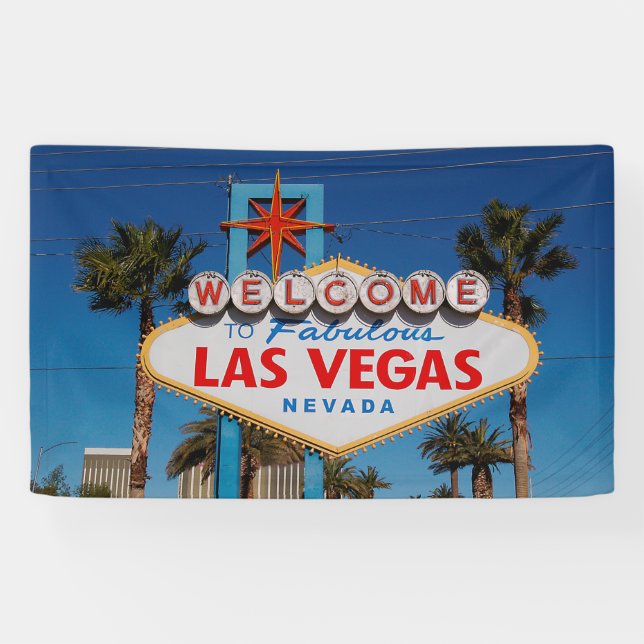 Banderoles Symbole de bienvenue classique à Las Vegas (Horizontal)