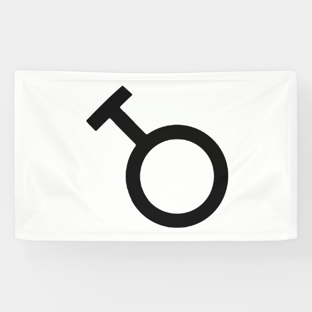 Banderoles Symbole de genre Travesti (Horizontal)