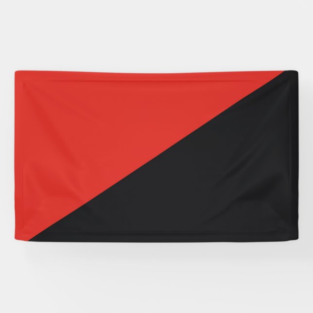 Banderoles symbole du drapeau anarchique punk communisme soci (Horizontal)