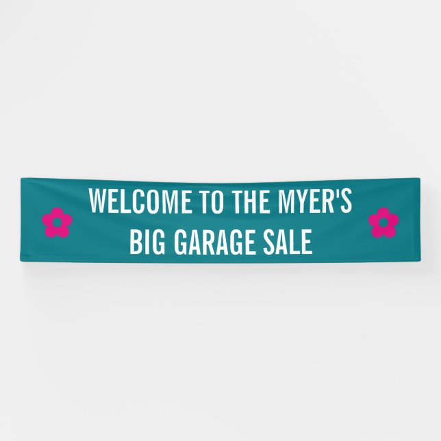 Banderoles Symboles simples - FLEURS + texte & idées (Horizontal)